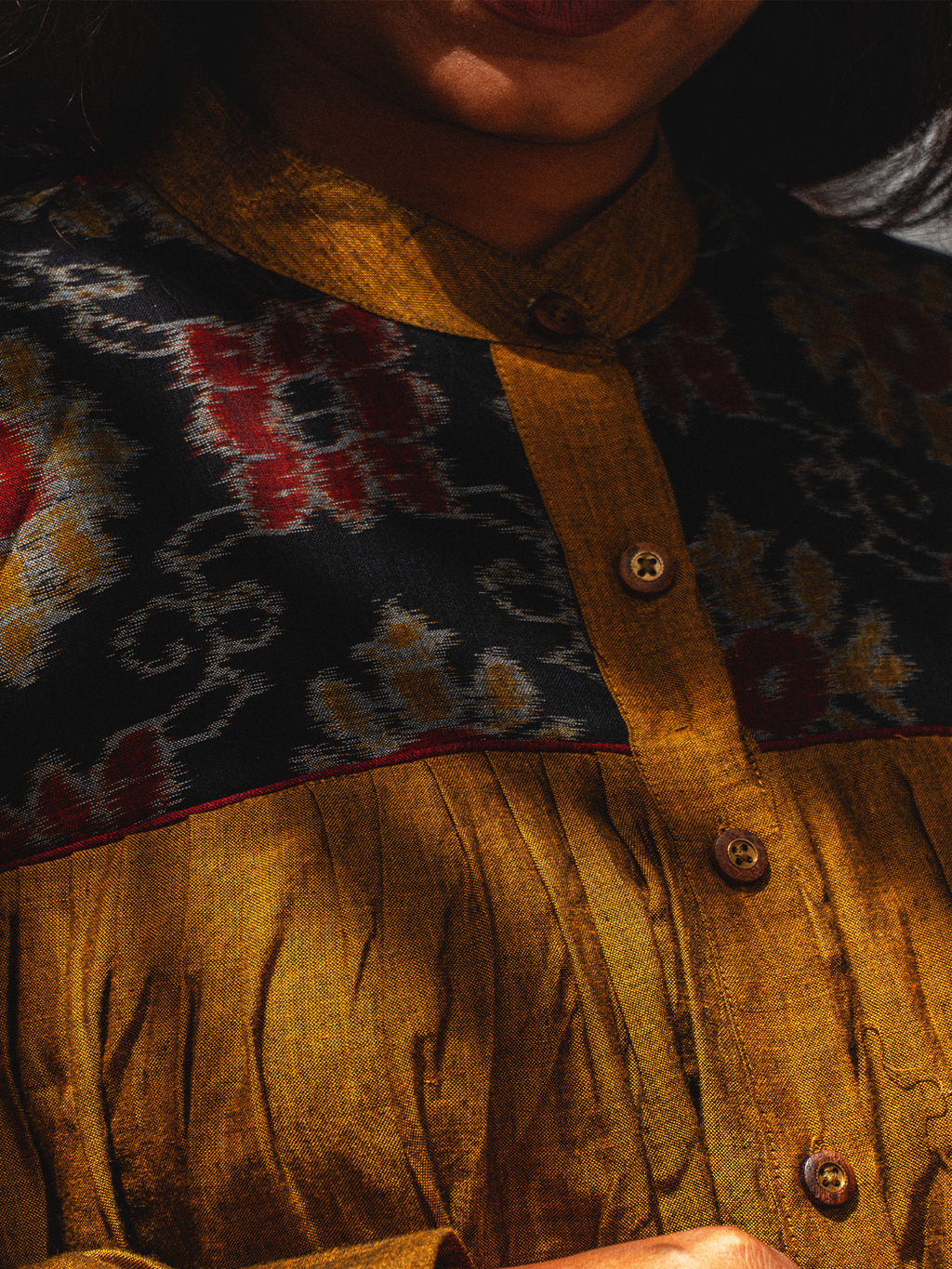 GOLDEN WHISPER - Jacket Dress